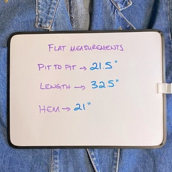 Vintage Lorraine’s Designs 80s 90s Oversized Bedazzled Denim Jean Jacket S - Picture 5 of 11